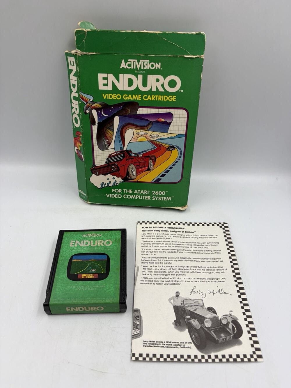Enduro Atari 2600 Complete In Box (CIB)